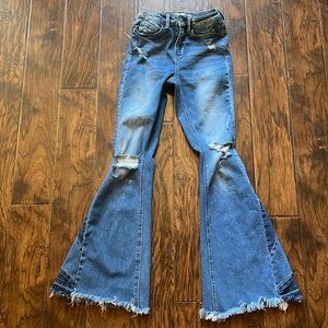 Bridge by Gly women’s high rise ultra glare jeans, size 24